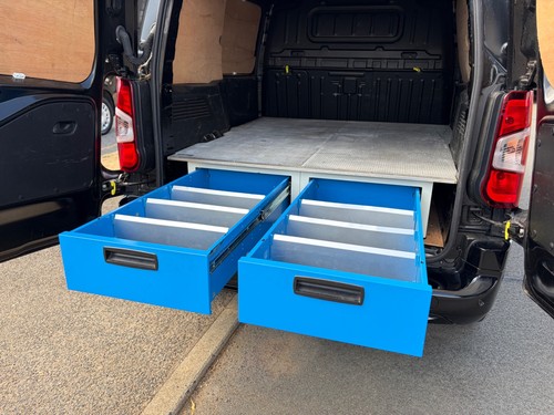 Van storage drawer solution - van,