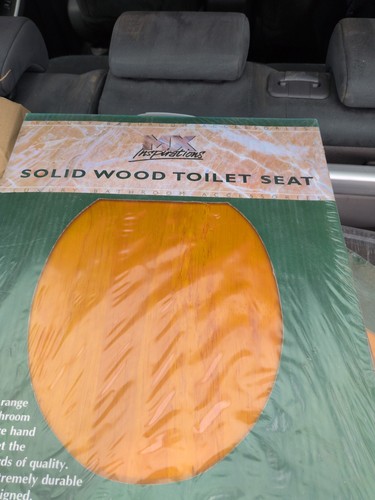 Solid wood toilet - solid, antique