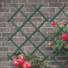 # 6ft GREEN Expanding PLASTIC Garden Trellis Climbing Plant Support Fence Panel