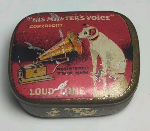 Tin gramophone needles his - needles,
