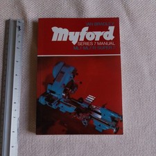 MYFORD series 7 Manual. ISBN 0