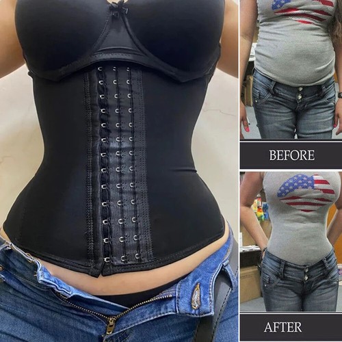 Fajas latex waist trainer - latex,