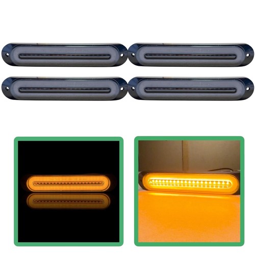 Led amber strobe warning - amber,