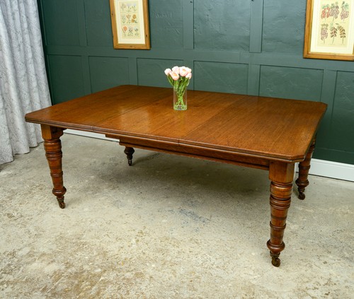 Victorian oak wind out dining - victorian,
