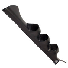 GlowShift Black Triple Gauge 52mm Pillar Pod for 2000-2005 Mitsubishi Eclipse