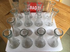 13 Assorted Glass Bud Mini