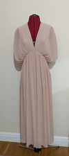 Zara Beige-Pink Pleated Midi
