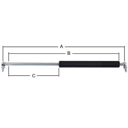 Damper gas strut - damper, /