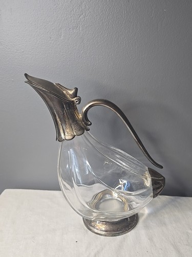Vintage duck crystal decanter - vintage,