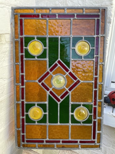 Leaded light stained - , glass