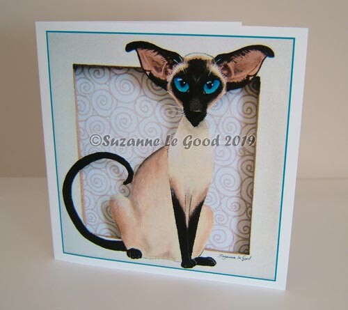 Siamese cat art painting - art,