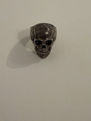 925 sterling silver skull ring - 925,