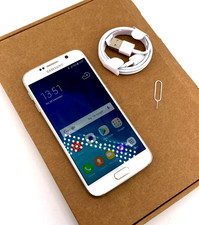 Samsung Galaxy S6 G920F 32GB Unlocked White Android Phone Warranty - Fast/Free