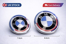 BMW badge 82mm + 74mm Blue M