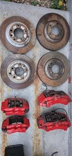 PORSCHE CAYENNE BRAKE CALIPERS SET  WITH DISCS 4.5 V8 PETROL 2005 TURBO 444HP