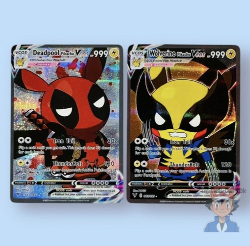 Pikachu deadpool wolverine - pikachu,