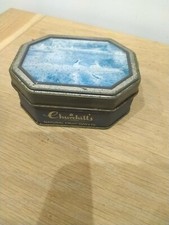 Churchill's Fruit Sweet Tin, empty. 9cm x 7cm x 3.5cm