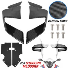 For 2019-2022 BMW S1000RR M1000RR Front Spoiler Fxed Wind Winglets Carbon Fiber