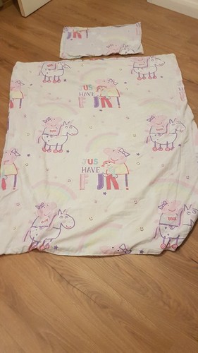 Peppa pig toddler duvet - peppa, cover