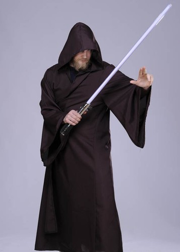 Adult jedi style brown - style,