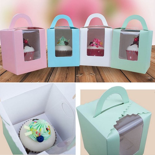 Cupcake boxes single - cupcake,