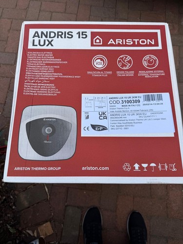 Ariston 3100309 andris lux 15l - ariston,