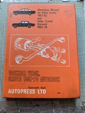 Vauxhall Velox PA & PB, Cresta PA, PB, & PC, Viscount PC Owners Workshop Manual