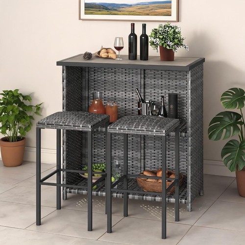 Piece weatherproof rattan - 3,
