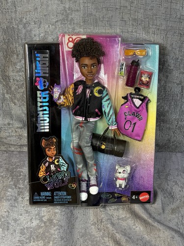Monster high clawd wolf doll - monster, &