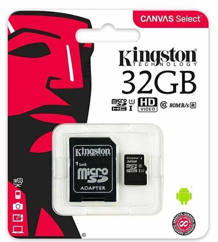 Kingston micro card 32gb - sd,