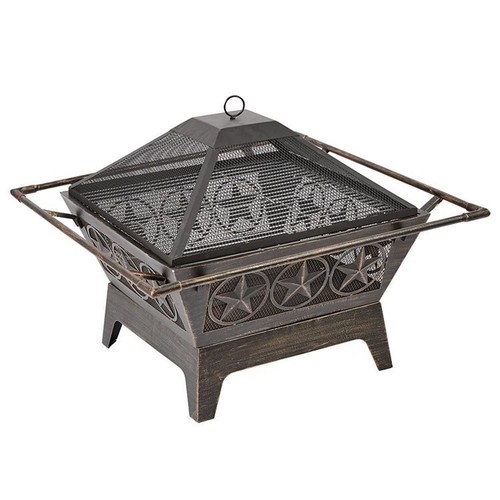 Log burner fire pit bowl - log,
