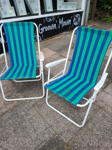 Vintage retro striped - striped, green