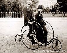 A Quadracycle for Two at the White House - 1886 - Historic Photo Print