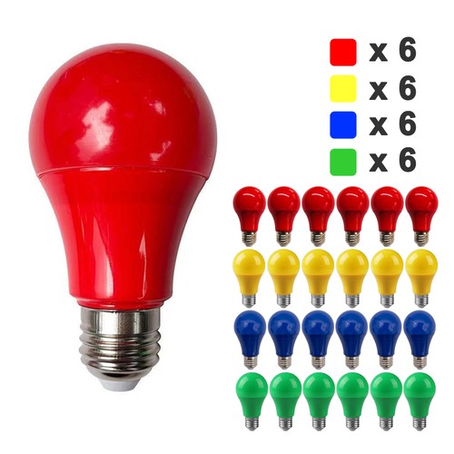 Pack e27 screw - colored, led