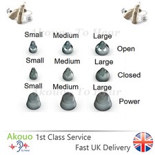 GENUINE Phonak Hearing Aids Slim Tube + RITE / RIC Domes 10 Pack