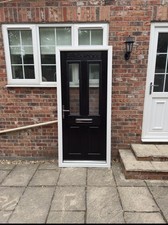 £395 UPVC PVC Composite Door Beck  Brown Front Door Back Door 950mm x 2130mm