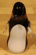Beautiful Langham Glass Penguin - 12. 5 cm Tall With Original Label 