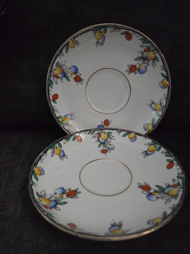 Wetley bone china - wetley, saucers