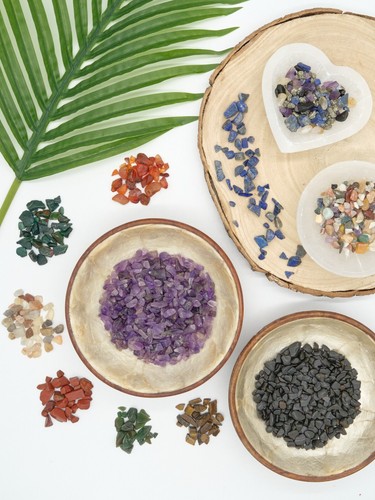 Gemstone chips small tiny - gemstone,