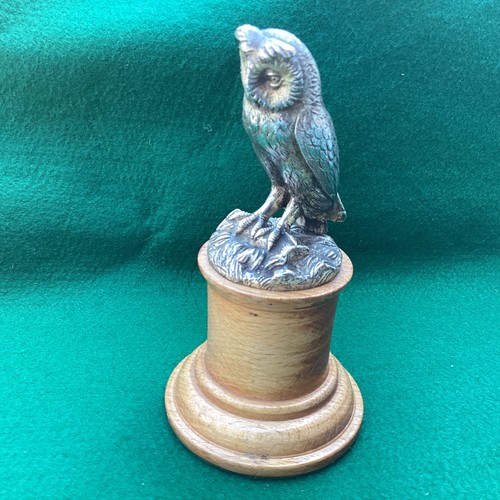 Solid brass owl - brass,