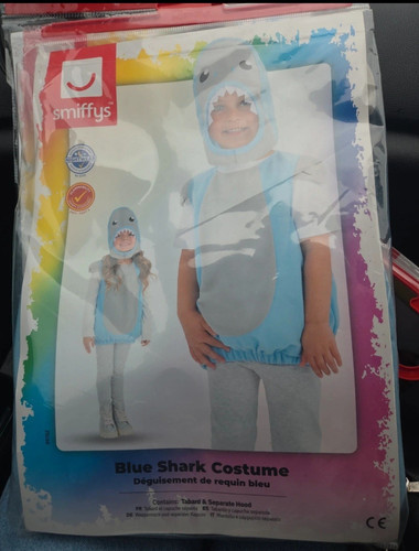 Smiffys blue shark costume - shark,