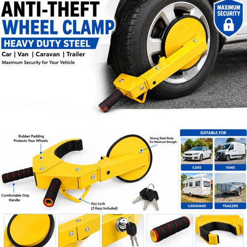 Anti theft wheel - anti-theft, clamp