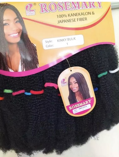 Afro kinky bulk synthetic - afro,