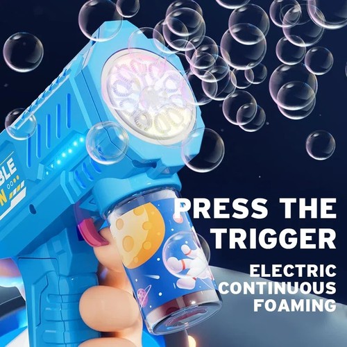 Automatic bubble gun - bubble,