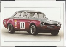 BROADSPEED FORD ESCORT 1300 NEW ART PRINT GREETING GIFT BIRTHDAY CHRISTMAS CARD