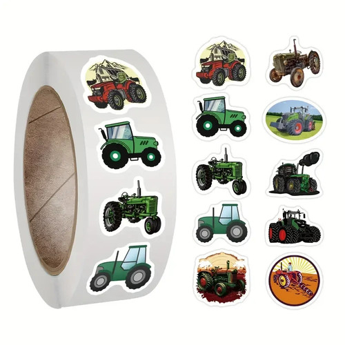 Vintage green tractor - vintage,