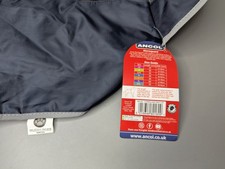 Ancol Muddy Paws Stormguard Dog Coat - Waterproof Warm Navy/Grey - Size S/M 35cm