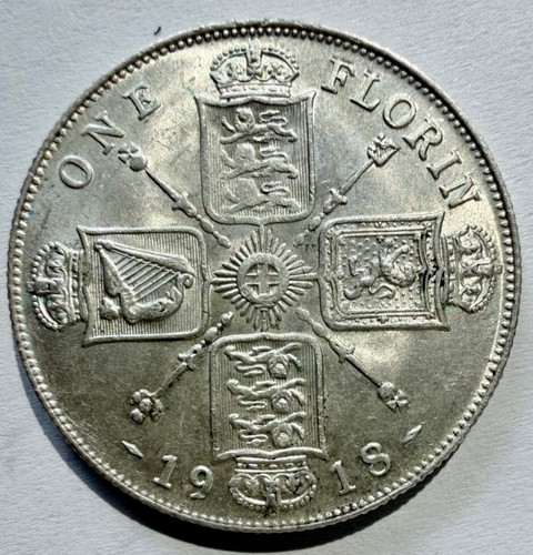 George 1918 florin high - 1918, florin-high