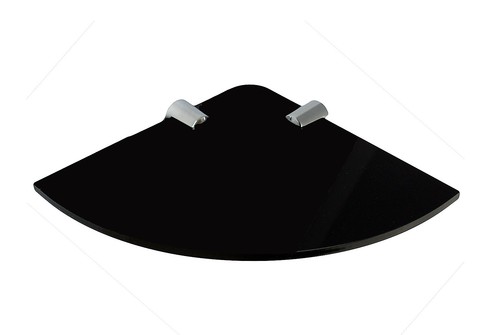Acrylic corner shelf black - shelf,