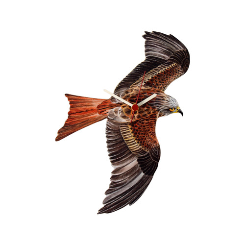 Red kite clock - kite,